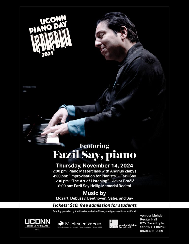 2024 UConn Piano Day Flyer